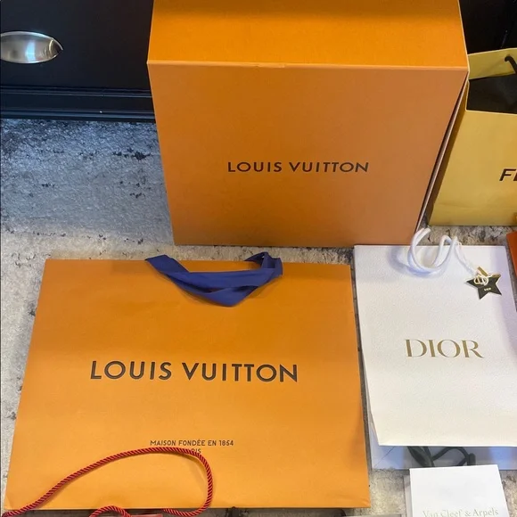 MULTIPLE DESIGNER BAGS . Luxury Designer Shopping Bags Collection